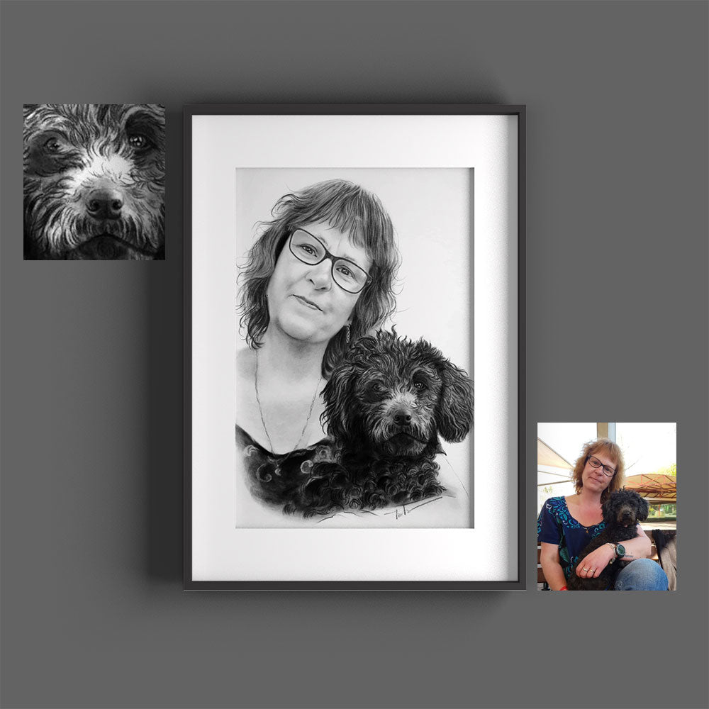 Portraits of People and Pets – Custom Portraits for Humans & Animals