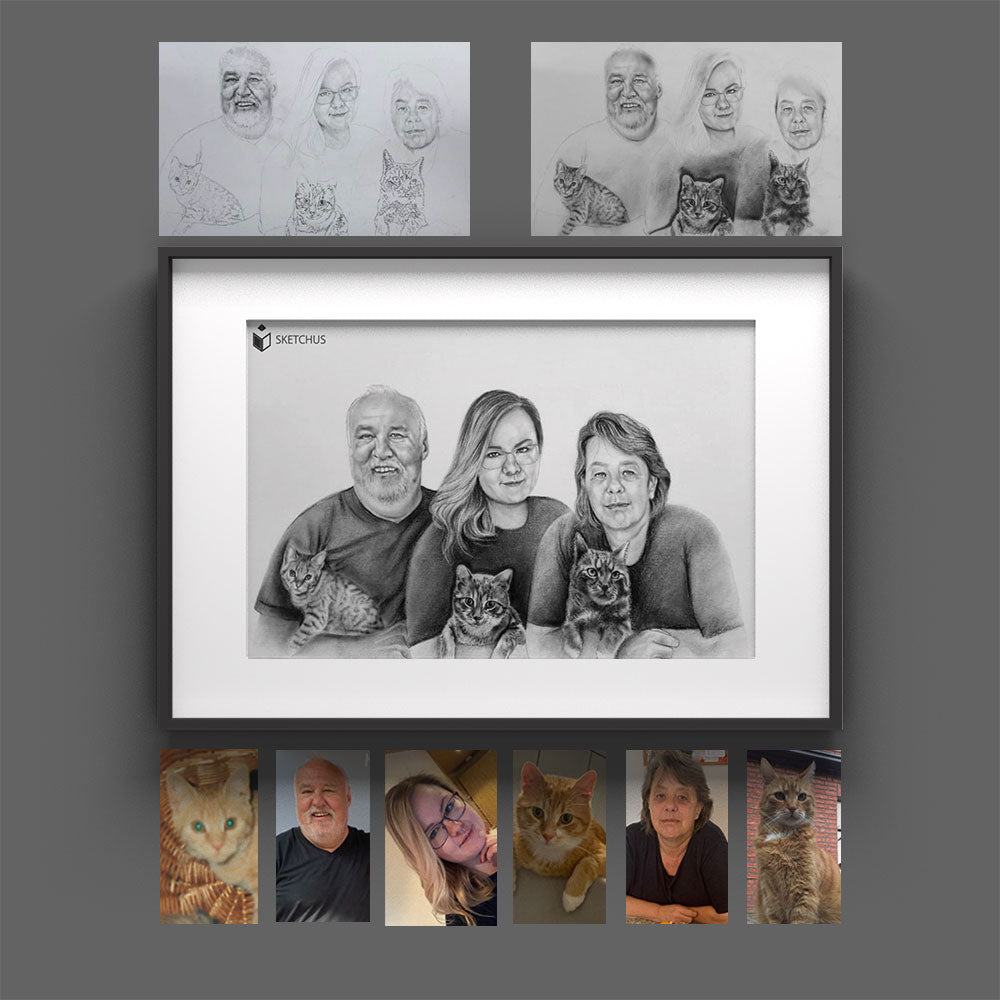 Portraits of People and Pets – Custom Portraits for Humans & Animals